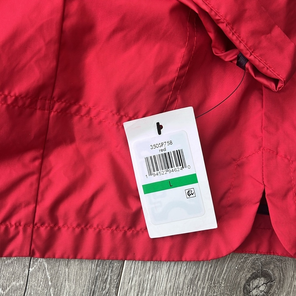 Packable Hooded Water-Resistant Anorak Coat - Picture 3 of 6